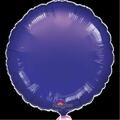 Loftus International 18 in. Metallic Purple Round HX Anagram Balloon A2-0597